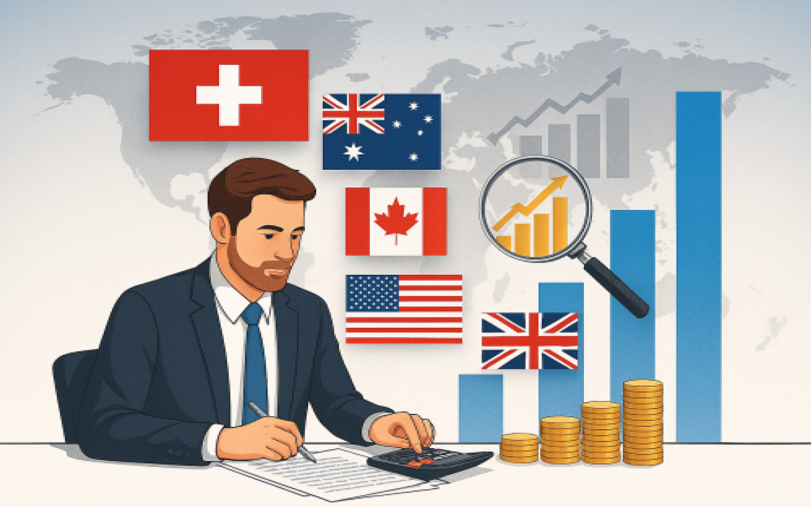 بهترین کشورها برای مهاجرت حسابداران در سال ۲۰۲۵ (حقوق، شرایط و مدارک مورد نیاز)
