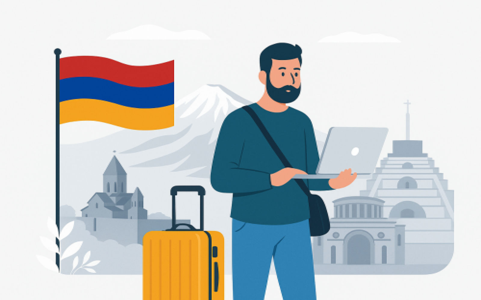 راهنمای کامل ویزای دیجیتال نومد ارمنستان 2026 | ساده‌ترین ویزای نومد دنیا، اقامت فقط با 265 دلار