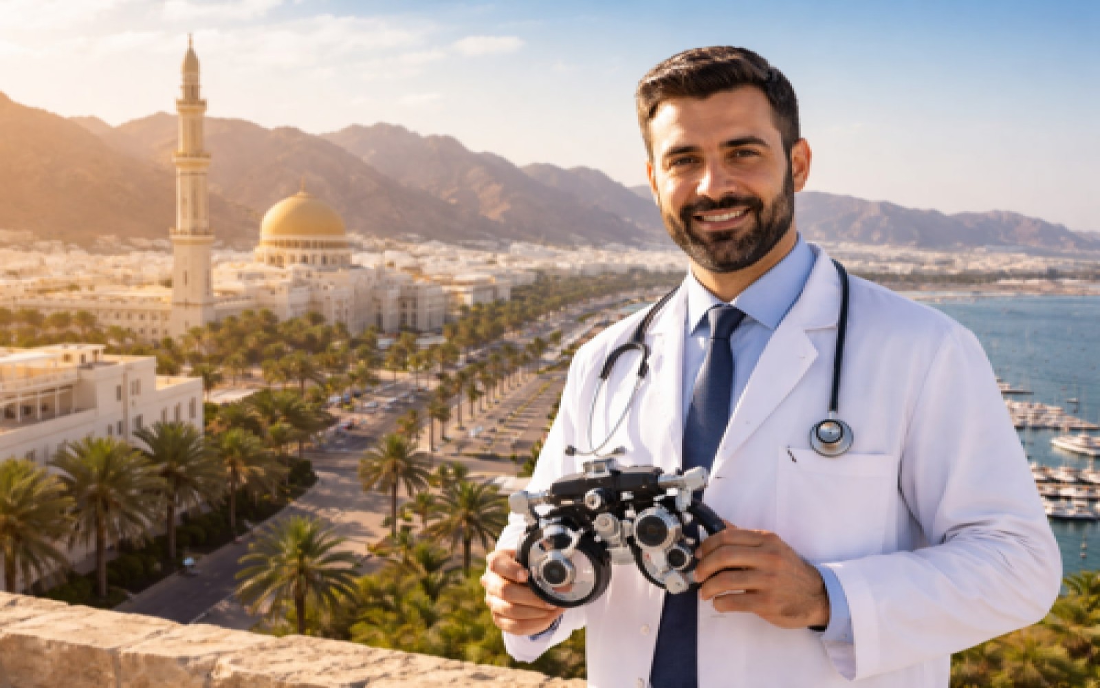 استخدام متخصص چشم پزشک در عمان 2026 (از آزمون پرومتریک تا ویزای کار)