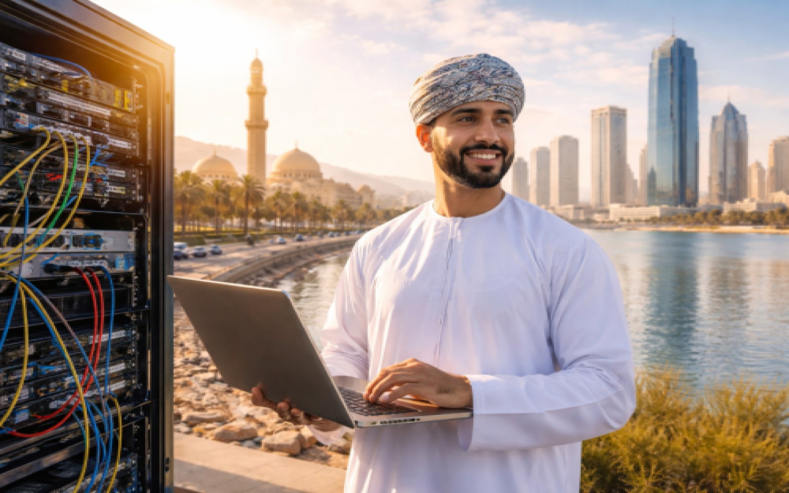 استخدام مهندس شبکه به عمان ۲۰۲۶ | راهنمای کامل مهاجرت از ویزا تا لیست حقوق تحلیل درآمد، مزایا و هزینه زندگی در عمان
