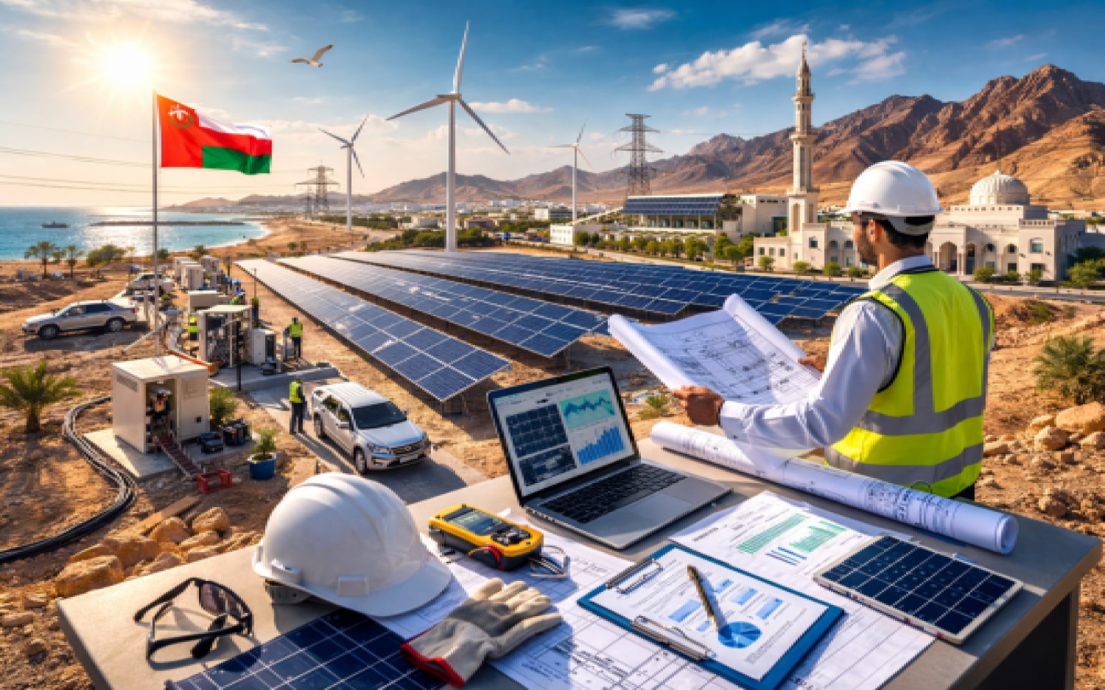 استخدام مهندس انرژی خورشیدی در عمان 2026 | حقوق از ۸۰۰ تا ۵۵۰۰ ریال، مهاجرت با نرخ موفقیت ۷۰-۸۰ درصد