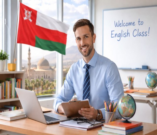 استخدام معلم زبان انگلیسی در عمان 2026 |حقوق معلم انگلیسی از ۲۰۰۰ تا ۷۲۰۰ دلار + راهنمای ویزا و مراحل دریافت جاب آفر