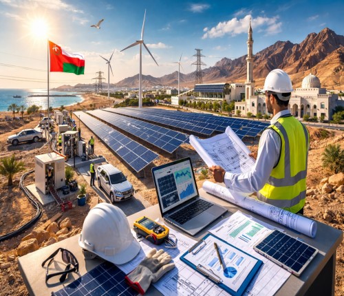 استخدام مهندس انرژی خورشیدی در عمان 2026 | استخدام مهندسان خورشیدی با حقوق ۸۰۰ تا ۵۵۰۰ ریال، مهاجرت با نرخ موفقیت ۷۰-۸۰ درصد